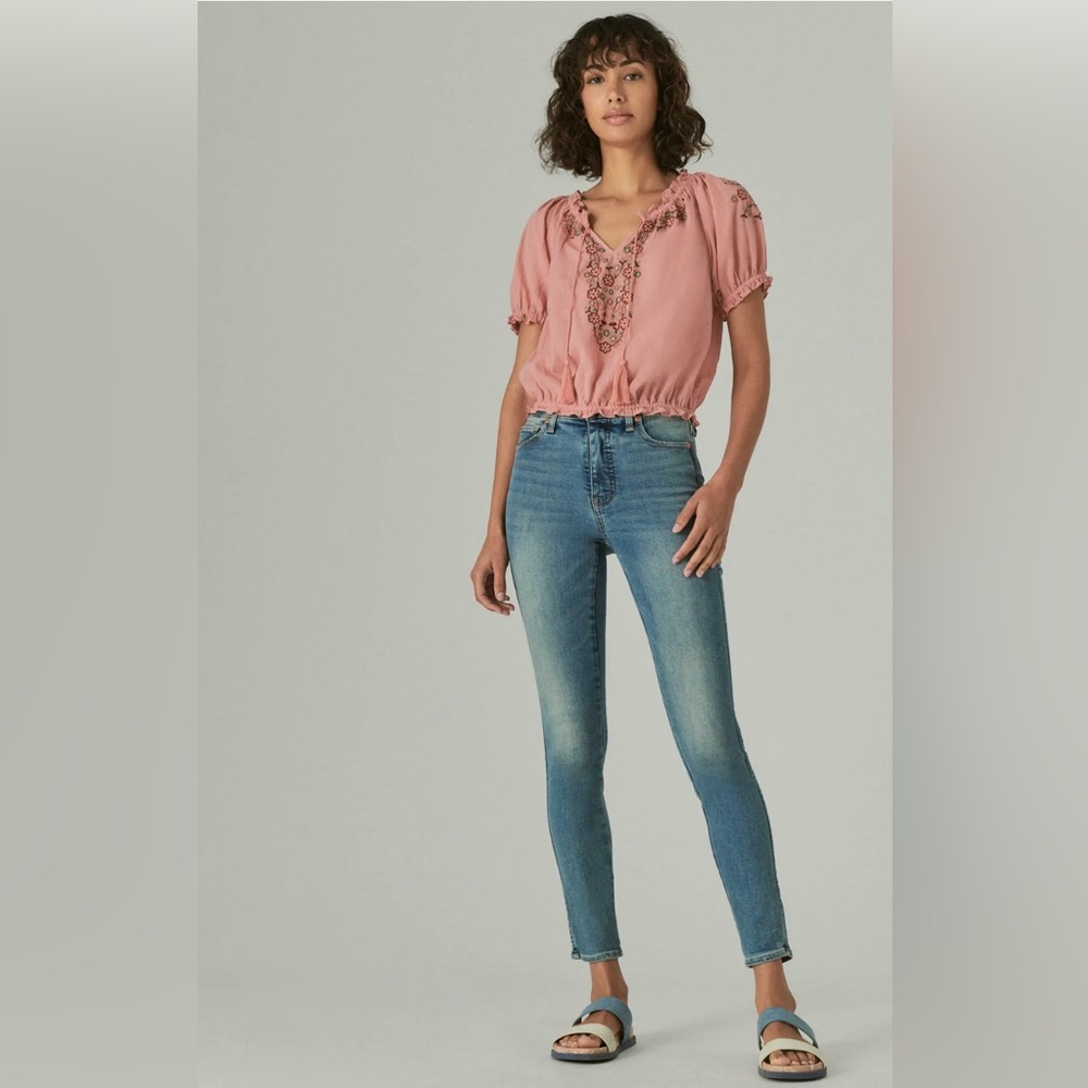 Lucky Brand Blue Skinny Jeans with Stretch